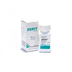 ZERIT 40 MG ( STAVUDINE ) 60 CAPSULES